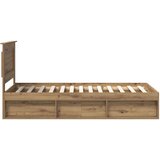  Okvir za krevet Umjetnička hrastovina 100 x 200 cm | shoptok.hr