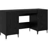  Stol s pohranom Crni hrast 140 x 50 x 75 cm Konstruirano drvo | shoptok.hr