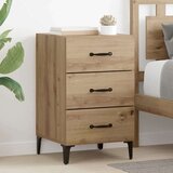 vidaXL Nočna omarica artisan hrast 40 x 40 x 66 cm Konstruiran les | Shoptok.si