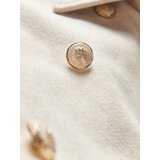 Reserved - Kaput s ukrasnim gumbima - boja kože | shoptok.hr