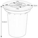 Markslöjd 108537 - Spoljašnje ugradno LED svetlo GARDEN24 LED/9W/24V IP44, mat hrom | Eponuda.com