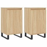 Maison Chic Komoda - Predalnik 2 kosa sonoma hrast 40x35x70 cm inženirski les, (21721361) | Shoptok.si