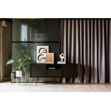 noo.ma Crna TV komoda 180x79x50 cm Bau – | shoptok.hr