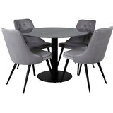 Venture Home Estelle okrugli blagovaonski stol ⌀106 cm, tamnosivi | shoptok.hr