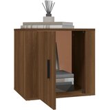  Noćni ormarići 2 kom boja dimljenog smeđi 50x39x47 cm | shoptok.hr