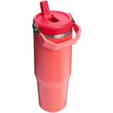 Stanley IceFlow™ Flip Straw Tumbler steklenica za vodo iz nerjavnega jekla Hot Coral 890 ml | Shoptok.si
