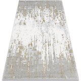 RugsX Preproge Preproga AKRIL VALS 8376 Geometrija prostorski 3D 80x150 cm Siva | Shoptok.si