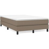  Box spring postelja z vzmetnico taupe 120x200 cm blago, (20723413) | Shoptok.si