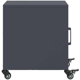 vidaXL Nočna omarica 2 kosa antracit 36x39x43,5 cm jeklo | Shoptok.si