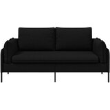 SOFA za dvije osobe Crna 188 x 81 x 89 cm Tkanina Slike