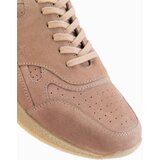 Ombre Men's lightweight suede sports style sneakers - beige | ePonuda.com