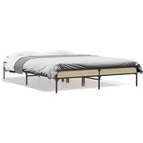 vidaXL Okvir za krevet boja hrasta 120x190cm konstruirano drvo i metal Cijene