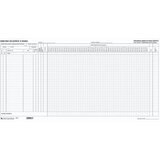 NARODNE NOVINE-UT III-8-29 DNEVNO IZVJEŠĆE O RADU ZA PRIMARNU ZDRAVSTVENU ZAŠTITU; Blok 60 listova, 57 x 29,7 cm | shoptok.hr