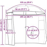  Kišobran za Ribolov Žuta vojska 240 x 210 cm Oxford poliester | shoptok.hr