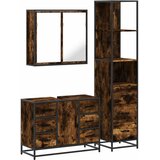  3-dijelni set kupaonskog namještaja boja hrasta drveni | shoptok.hr