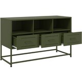 TV ormarić maslinastozeleni 100,5x39x60,5 cm čelični | shoptok.hr
