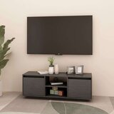 vidaXL TV omarica siva 110x30x40 cm trdna borovina | Shoptok.si