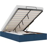 Maison Chic Otomanski Posteljni okvir - Dvoposteljna postelja - Zakonska postelja brez vzmetnice moder 120x200 cm blago-J489, (21770469) | Shoptok.si