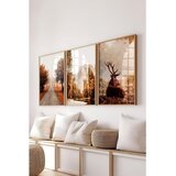 WALLXPERT Ç-300705 - 5070 Višenamenski set dekorativnih slika (3 komada) | Eponuda.com