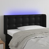  LED uzglavlje crno 103x16x78/88 cm od umjetne kože | shoptok.hr