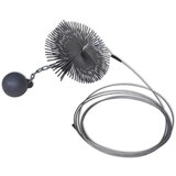 vidaXL Okrogla Krtača za Čiščenje Dimnika Diameter 20 cm | Shoptok.si