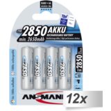 Ansmann 12x4 NiMH bat. 2850 Mignon AA 2650 mAh u