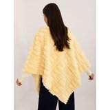 Wool Fashion Italia Poncho-AT-PN-2347.88-light yellow | shoptok.hr