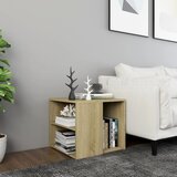 Furnova Stranska mizica sonoma hrast 50x50x45 cm iverna plošča, (21915624) Cene