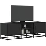 vidaXL TV omarica črna 120x35x41 cm inženirski les in kovina | Shoptok.si