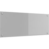 vidaXL Kuhinjska Odbornost Svetlo Siva 100x40x0,6 cm Kaljeno Steklo, (22095273) | Shoptok.si