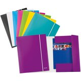  FASCIKL KLAPA S GUMICOM KARTON A4 WOW LEITZ 39830016 METALIK ŽUTI | Shoptok.si