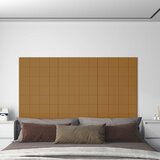  Zidna uzglavlja 12 pcs Smeđa 60 x 15 cm Baršun | shoptok.hr