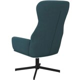  Stolica za opuštanje sa osloncem za noge plava baršunasta | shoptok.hr