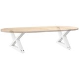  Noge za stolić 2 kom bijele 50x(30-31 3) cm čelik | shoptok.hr
