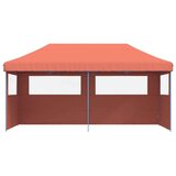 Šator za svadbe - šator za zabave Terakota 292 x 580 x 315 cm Oxford tkanina - Terakota s dvije bočne zidove Da | shoptok.hr