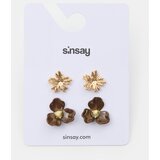 Sinsay Naušnice U Obliku Cvjetova 2 pack | shoptok.hr