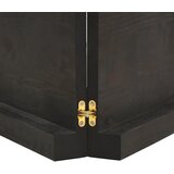 Stolna ploča tamnosmeđa 200x50x(2-6) cm obrađeni masivni hrast | shoptok.hr