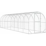  Kokošinjac Srebrna 800 x 200 x 200 cm Pocinčani čelik | shoptok.hr
