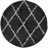 Maison Chic Košata Preproga, Rug moderna črna in krem Ø 280 cm, (22122286) | Shoptok.si