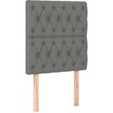 Okvir kreveta s oprugama i madrac tamnosivi 80x200cm od tkanine | shoptok.hr
