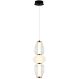  LED luster na sajli SHINY LED/17W/230V beli/zlatni Cene