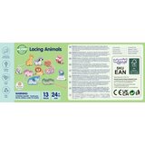 Woopie Green drvene životinje za provlačenje Zoo, Montessori igračka, 13 dijelova | shoptok.hr