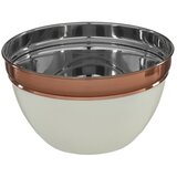 Premier Housewares Skleda iz nerjavečega jekla v bakreni barvi/bež ø 18 cm Prescott – | Shoptok.si