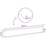 Ograda oko Travnjaka 20 pcs 102 x 15 x 4 cm Čelik Crna | shoptok.hr