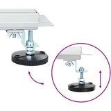  360° odtok za tuš s tankskim modelom srebrna 90 cm, (5000112467) | Shoptok.si