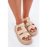 Boto Beige Platform Sandals Women Nitavelia | Shoptok.si
