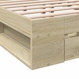  Okvir za krevet s ladicama boja hrasta 180x200 cm | shoptok.hr