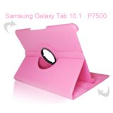  Vrtljivi ovitek / etui / zaščita za Samsung Galaxy Tab 10.1 P7500 - roza Cene