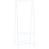  The Living Store Stojalo za oblačila 59x35x150 cm bele barve - Stojalo Za Oblačila, (21484509) Cene
