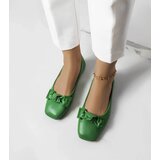 Gemre Green ballet flats with a bow Tabitha | Shoptok.si